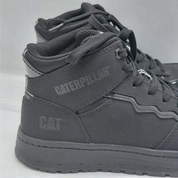 Caterpillar Womens Work Boots Size 6.5 Black Composite Toe Slip Resistant Safety - Picture 5 of 14